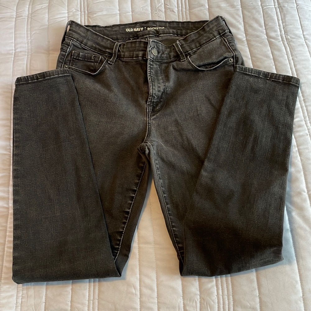 Old Navy Rockstar Black Jeans